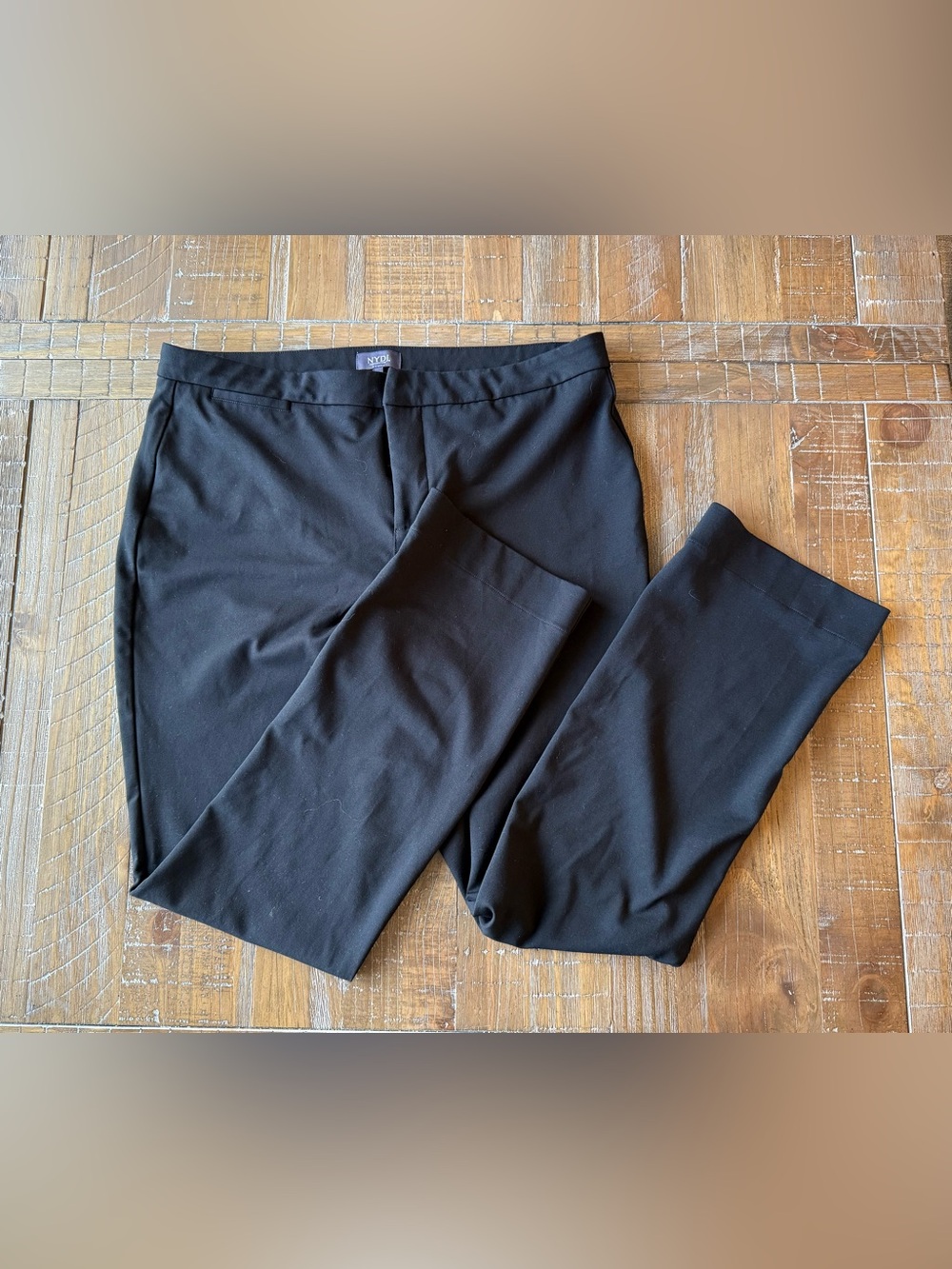 NYDJ Black Slim Ponte Trousers – Stretch Work Pants